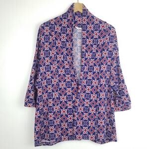 Fantastic Fawn | Oversized Cozy Cardigan Geometric